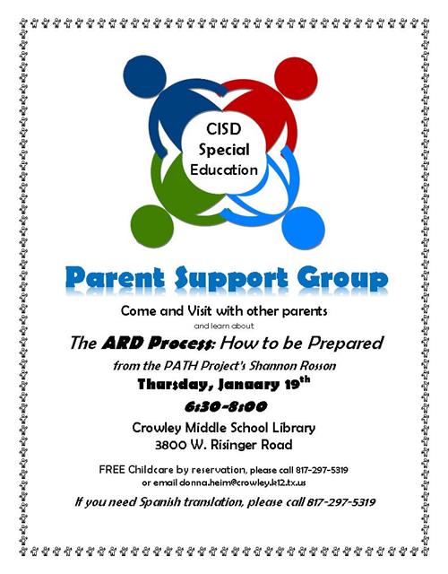 Parent Support Group Meeting 